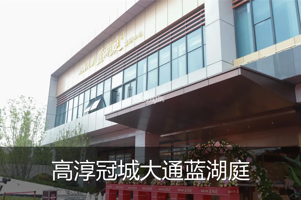 高淳冠城大通蓝湖庭
